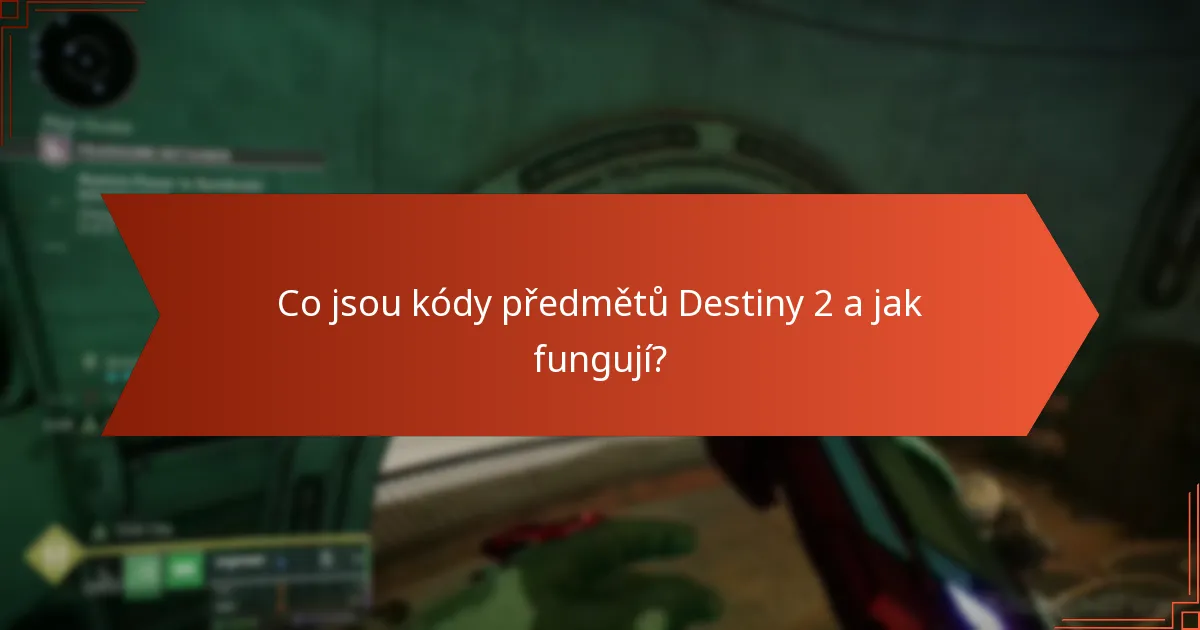 Jak mohu uplatnit kódy předmětů Destiny 2?