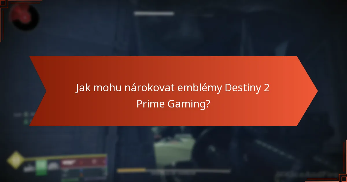 Jaká jsou sezónní témata pro emblémy Prime Gaming?