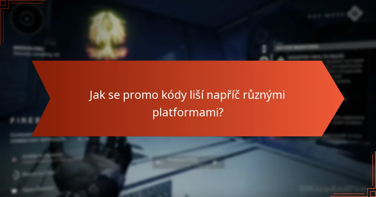 Jaké komunitní akce nabízejí promo kódy v Destiny 2?